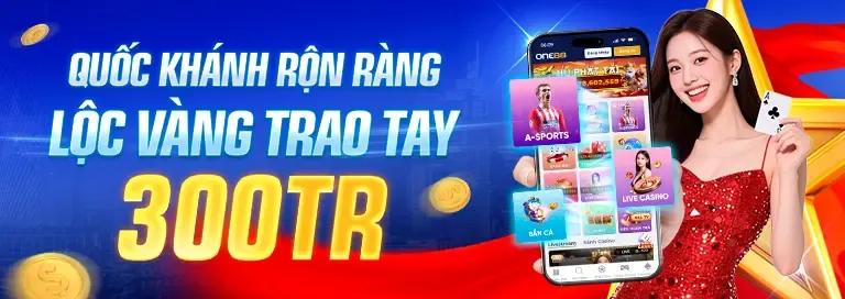 Tiền thưởng chào mừng với các đồng xu vàng và biểu tượng chiến thắng
